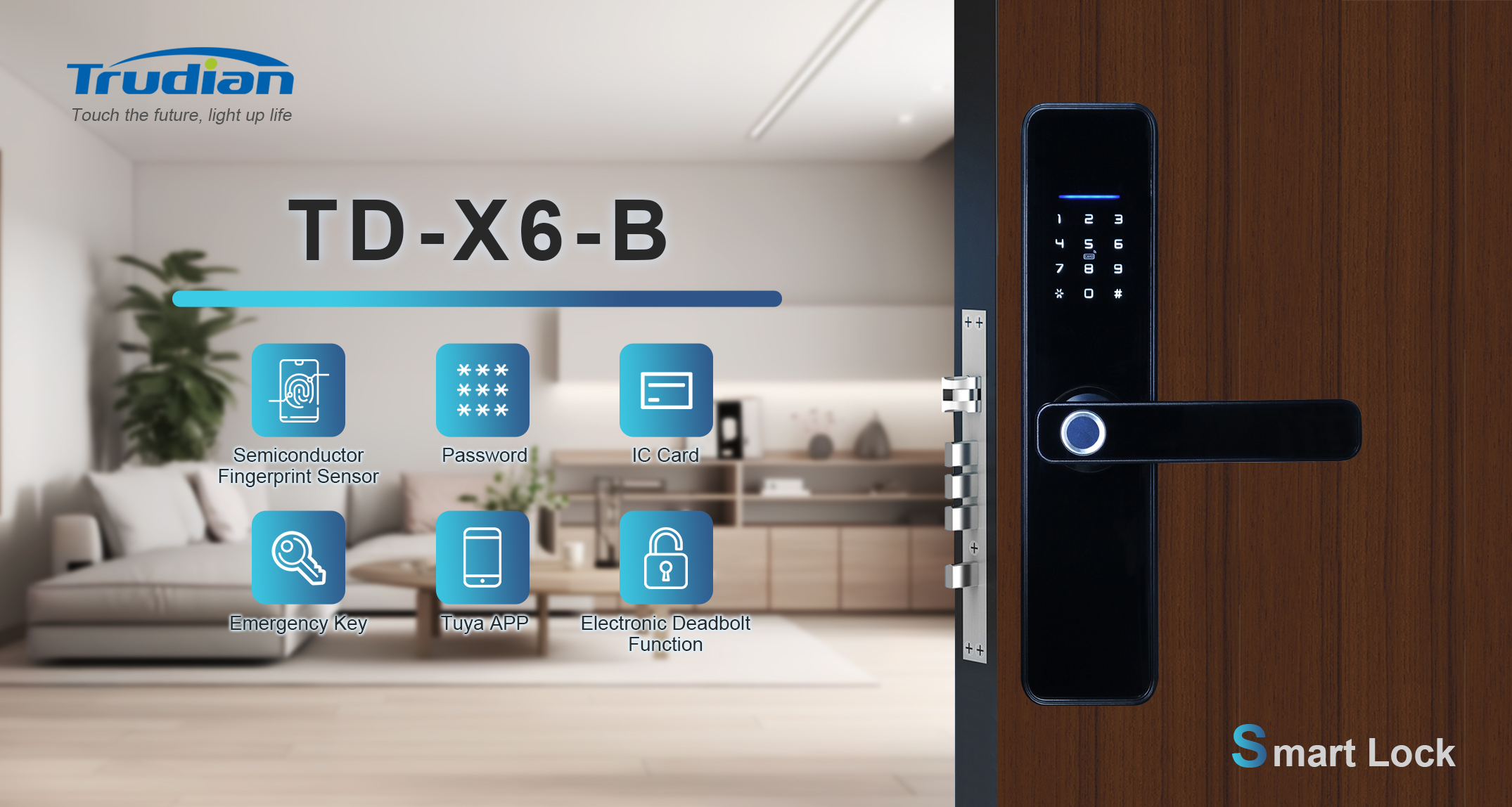 Trudian TD-X6-B smart lock