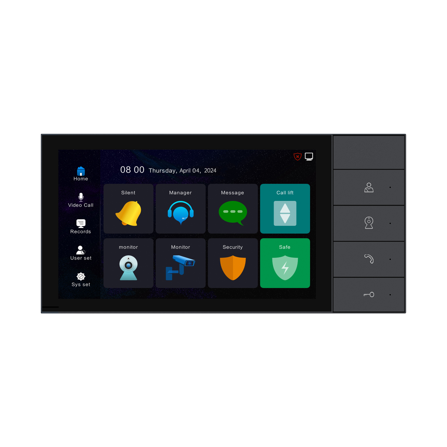 Embedded Linux System Video Intercom Indoor Monitor User Manual